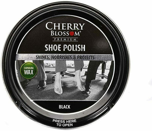 Cherry Blossom Traditional Shoe Polish Paste 50ml - Smooth Leathers - 7 Colours