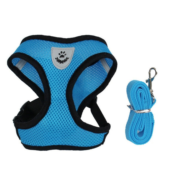 Adjustable Cat Harness Vest With Lead